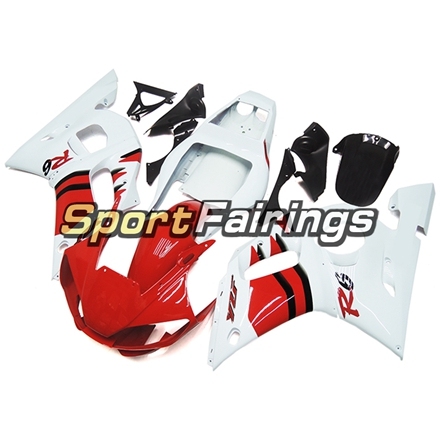 Fairing Kit Fit For Yamaha YZF R6 1998 - 2002 - White Red