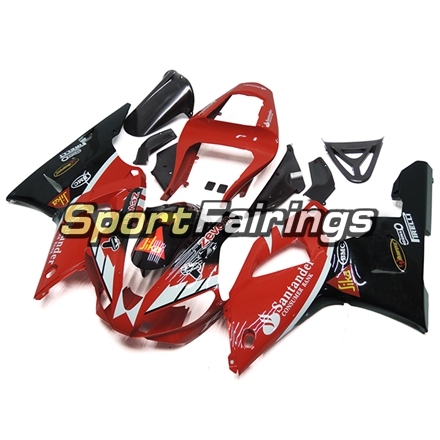 Fairing Kit Fit For Yamaha YZF R1 2000 2001 - Red Black
