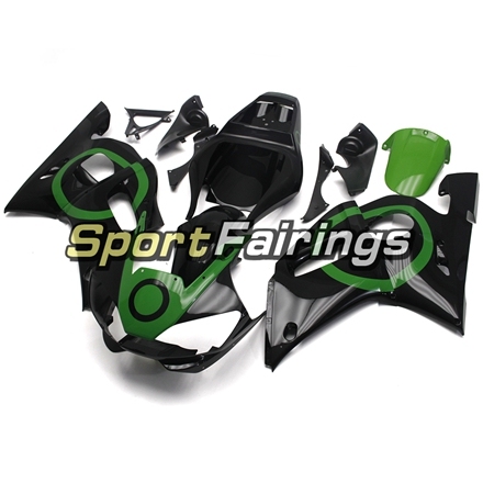 Fairing Kit Fit For Yamaha YZF R6 1998 - 2002 - Black Green
