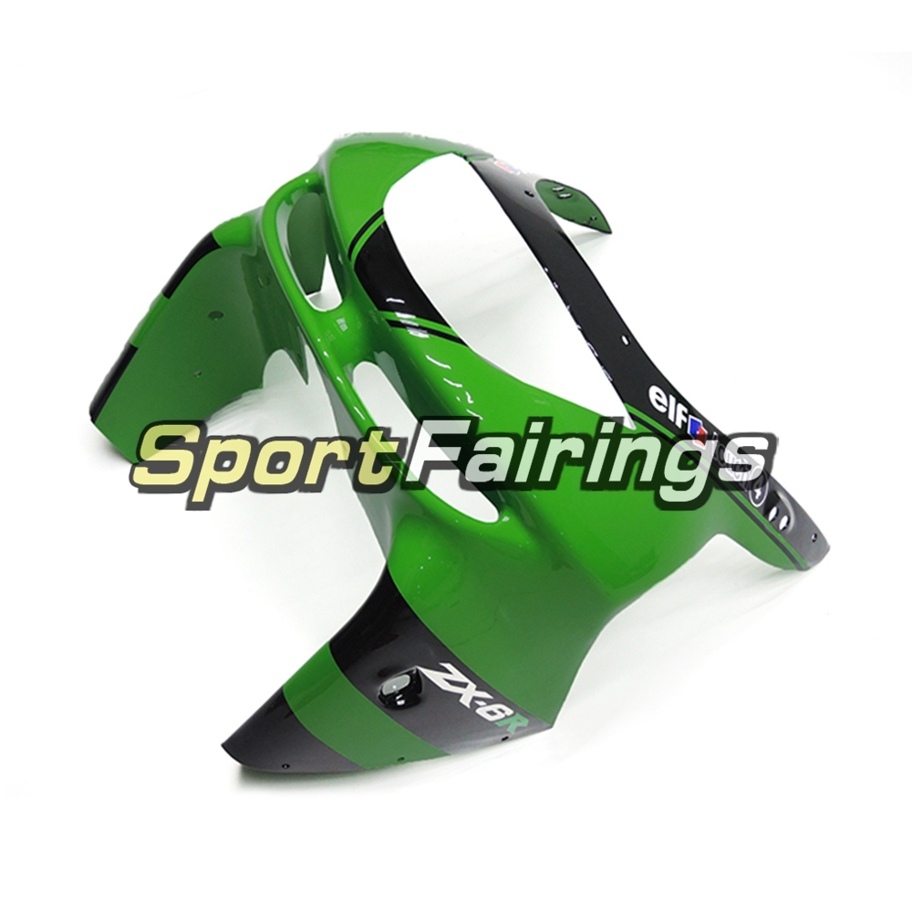 Fairing Kit Fit For Kawasaki ZX6R 1998 1999-Elf Green Black