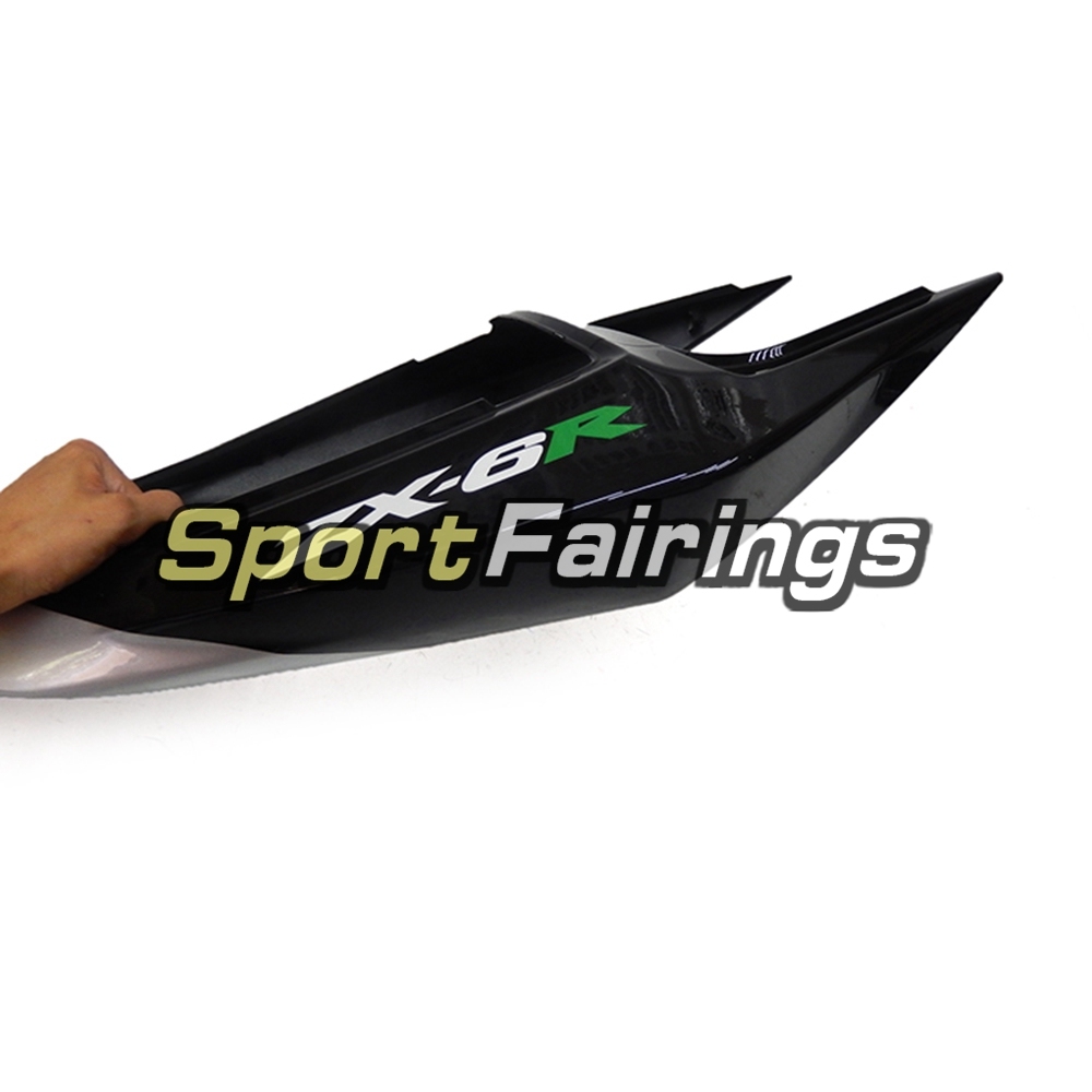 Fairing Kit Fit For Kawasaki ZX6R 2003-2004- Sliver Black
