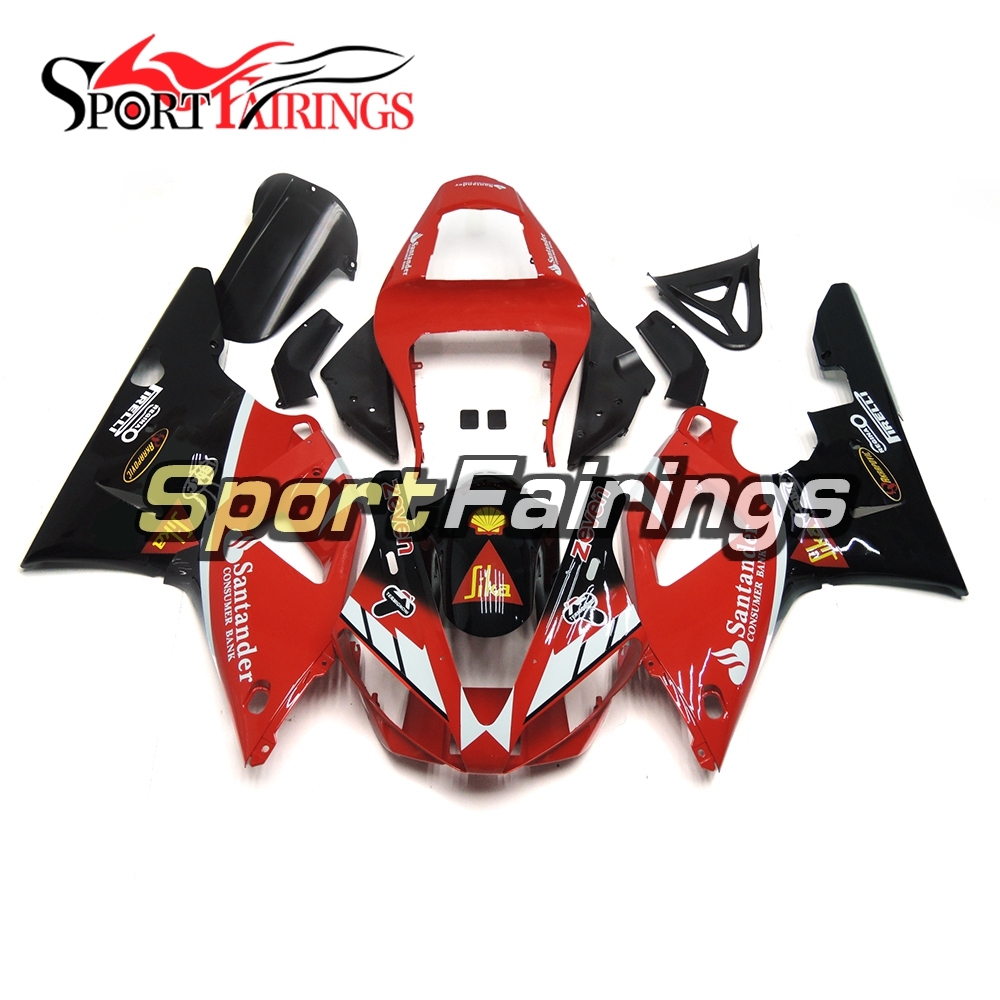 Fairing Kit Fit For Yamaha YZF R1 2000 2001 - Red Black