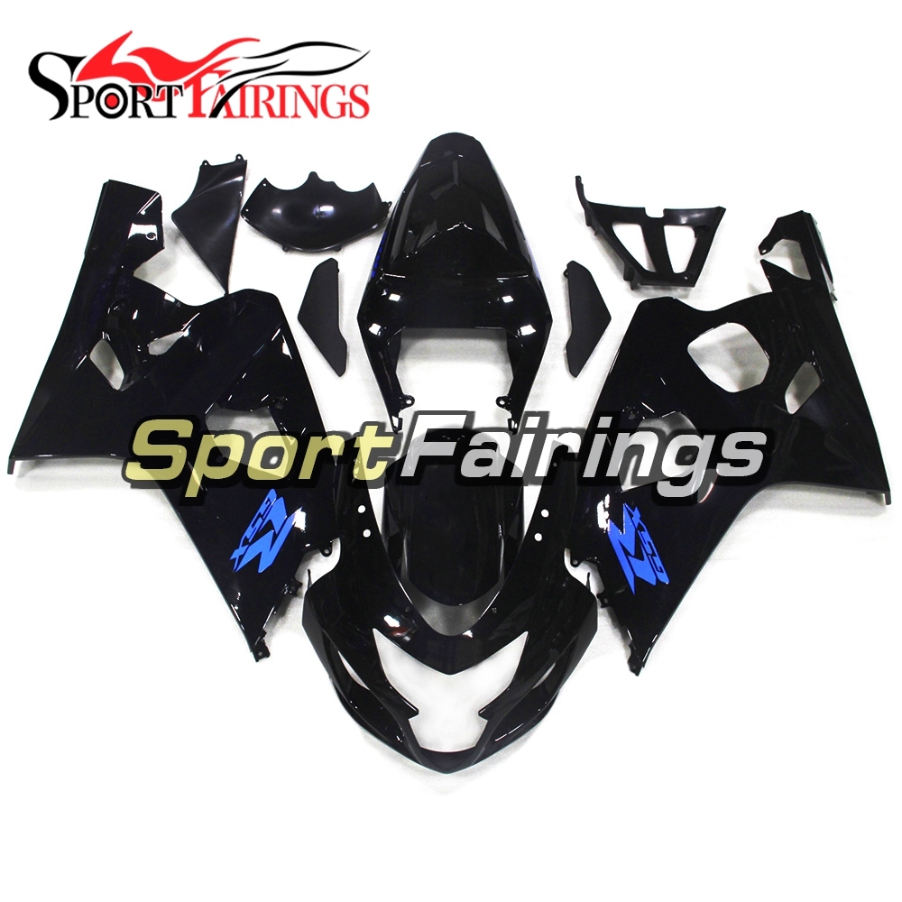 Fairing Kit Fit For Suzuki GSXR600 750 2004 - 2005 - Black Blue