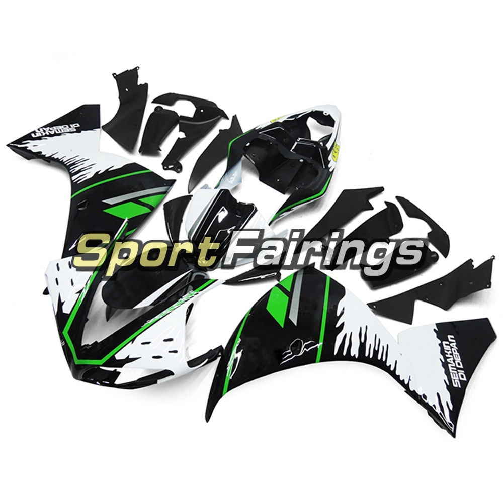 Fairing Kit Fit For Yamaha YZF R1 2009 - 2011 -Black Green White