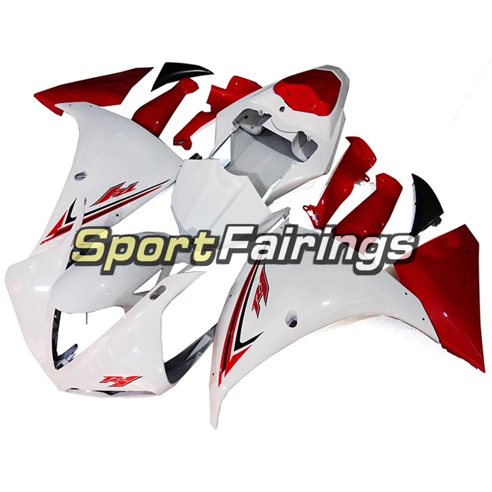 Fairing Kit Fit For Yamaha YZF R1 2009 - 2011 -White Red