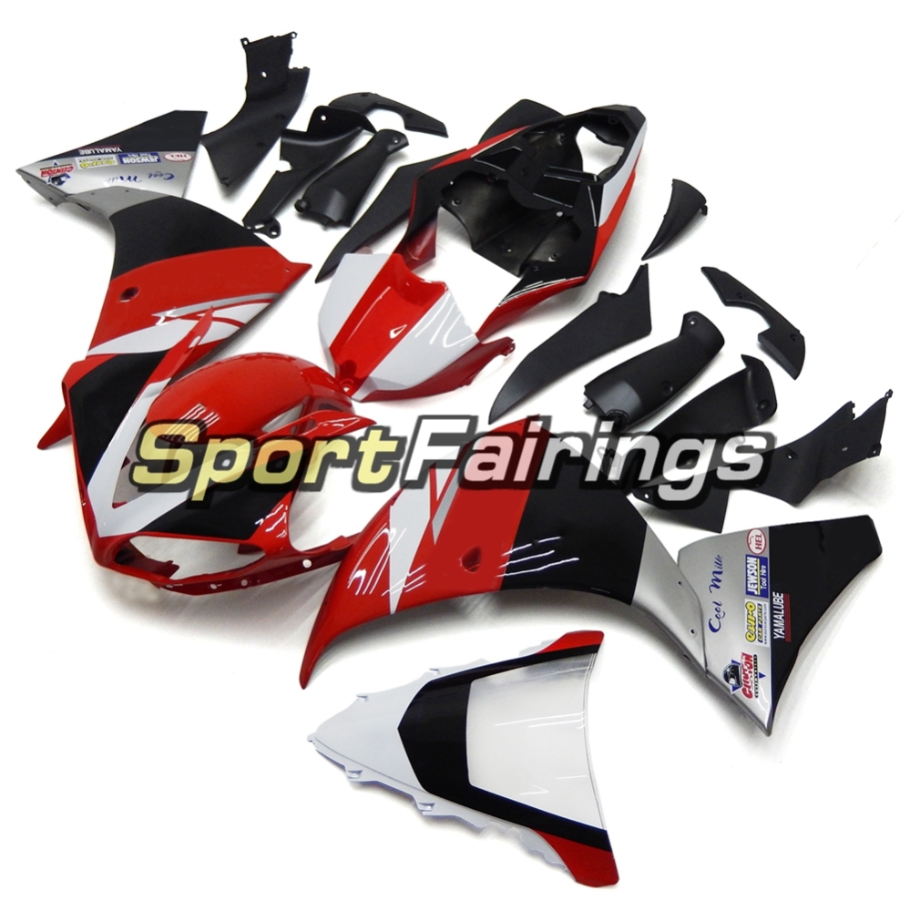 Fairing Kit Fit For Yamaha YZF R1 2009-2011 - White Red Black