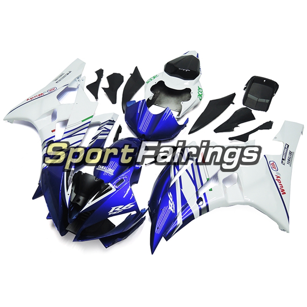 Fairing Kit Fit For Yamaha YZF R6 2006 2007 -  White Blue