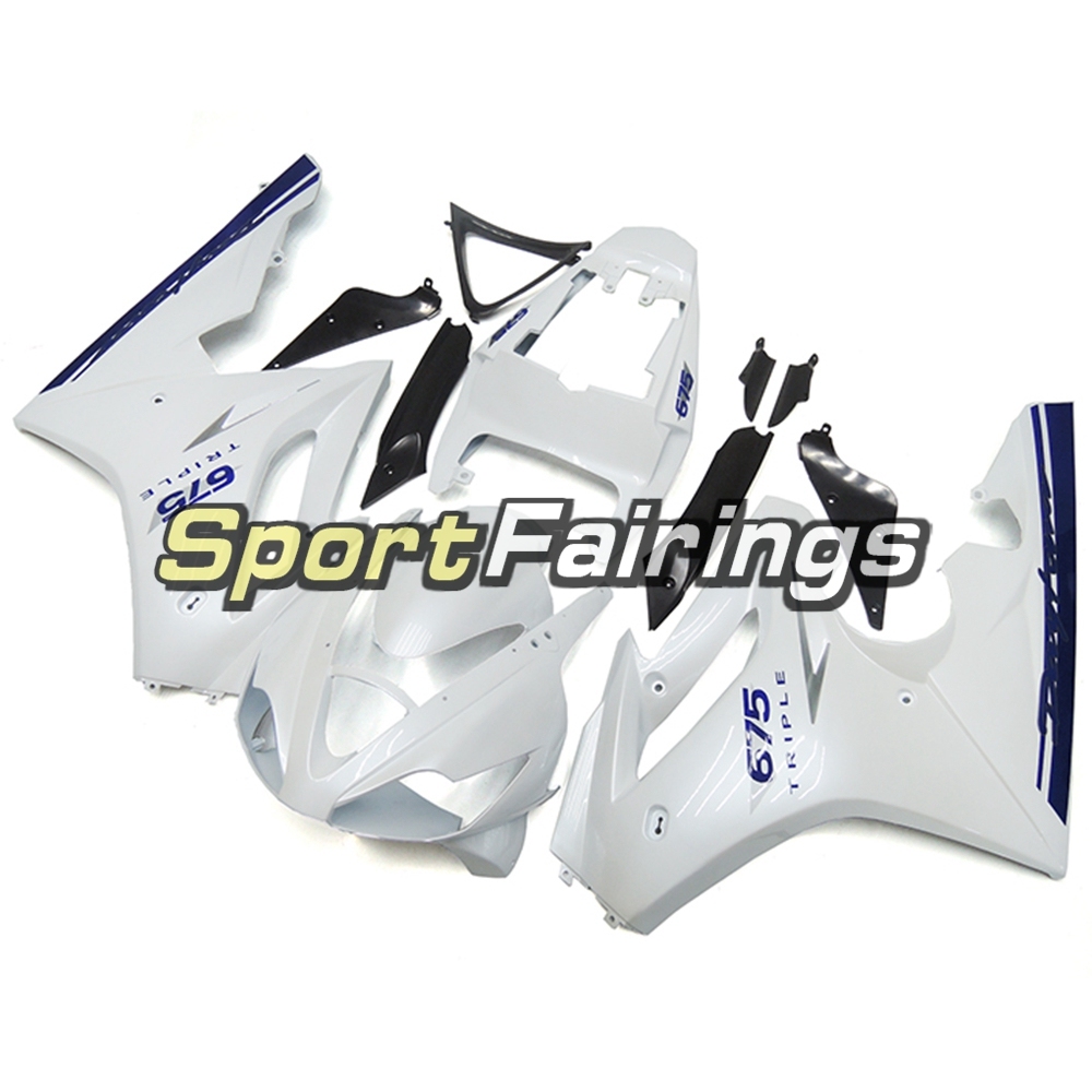Fairing Kit Fit For Daytona675 2006 - 2008 -White Pearl