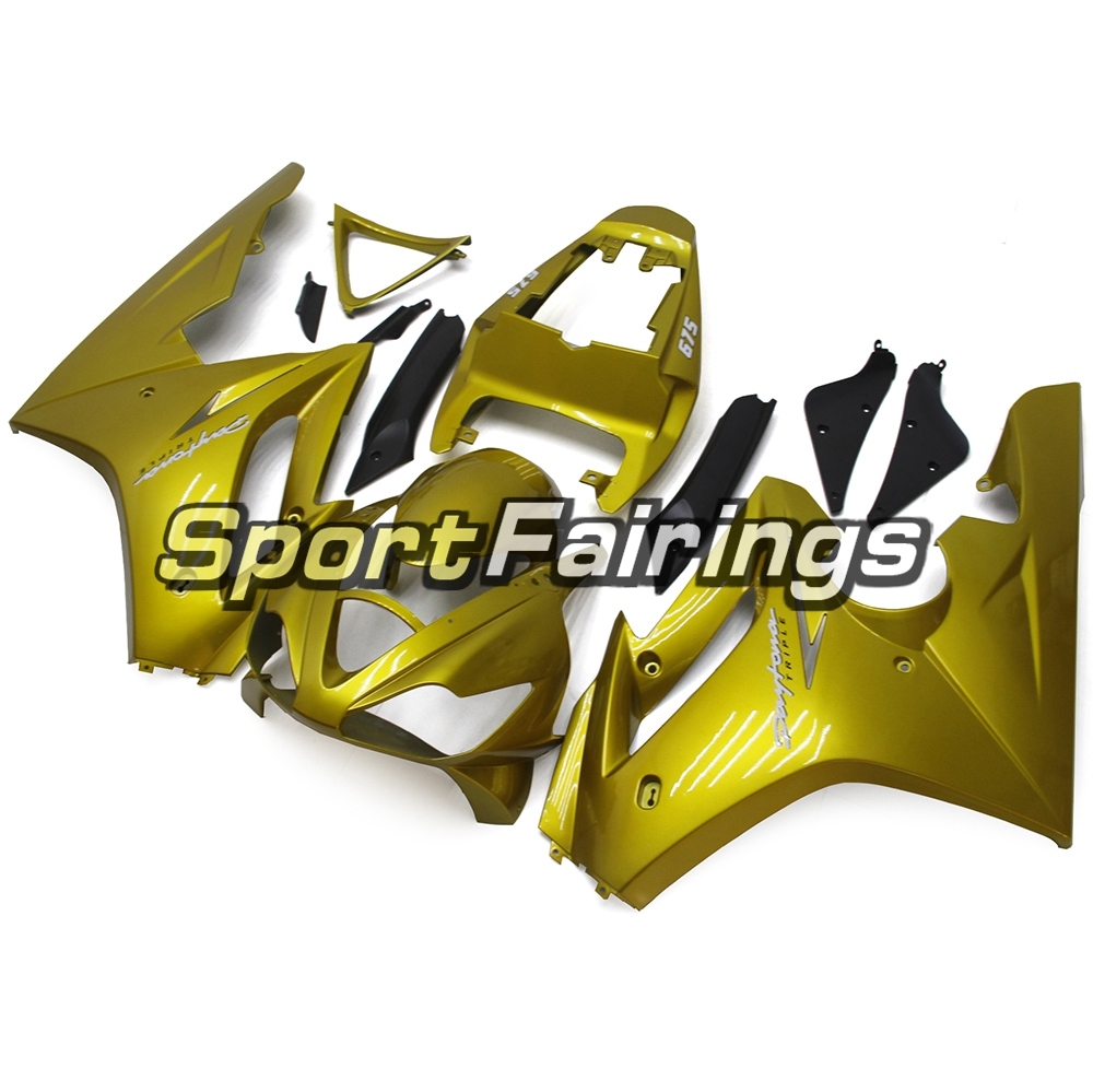 Fairing Kit Fit For Daytona675 2006 - 2008 -Flat Gold