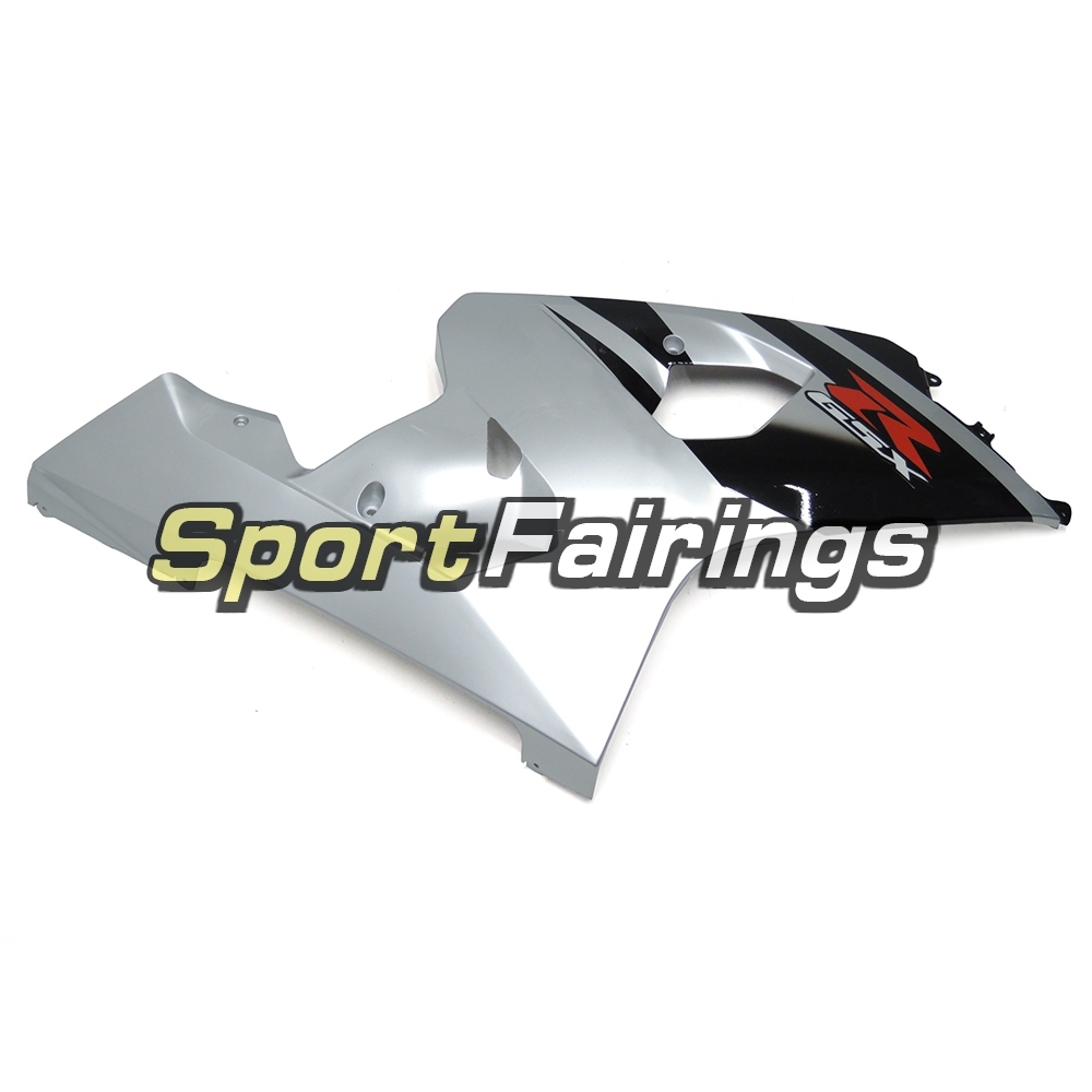 Fairing Kit Fit For Suzuki GSXR600 750 2004 - 2005 - Black Silver