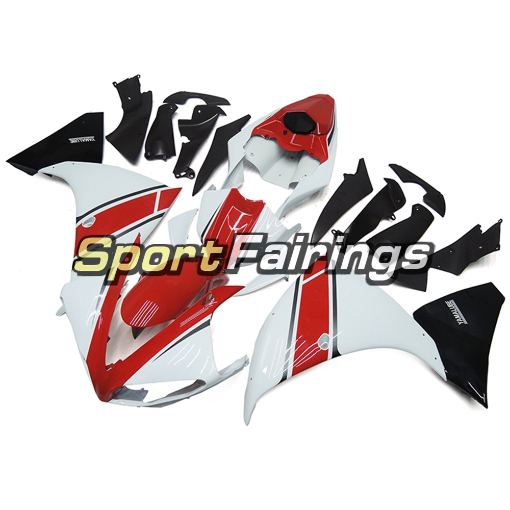 Fairing Kit Fit For Yamaha YZF R1 2009-2011 - White Red