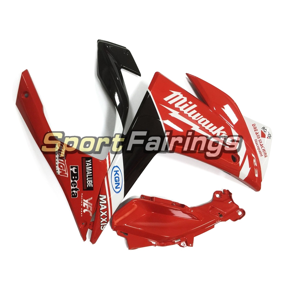 Fairing Kit Fit For Yamaha YZF R25 R3 2014 - 2018 - Red White