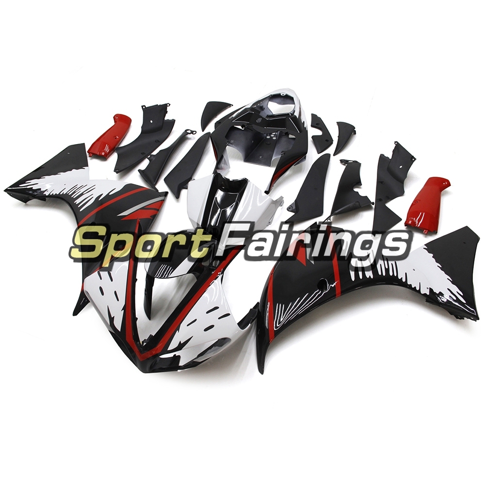 Fairing Kit Fit For Yamaha YZF R1 2009 - 2011 -White Red