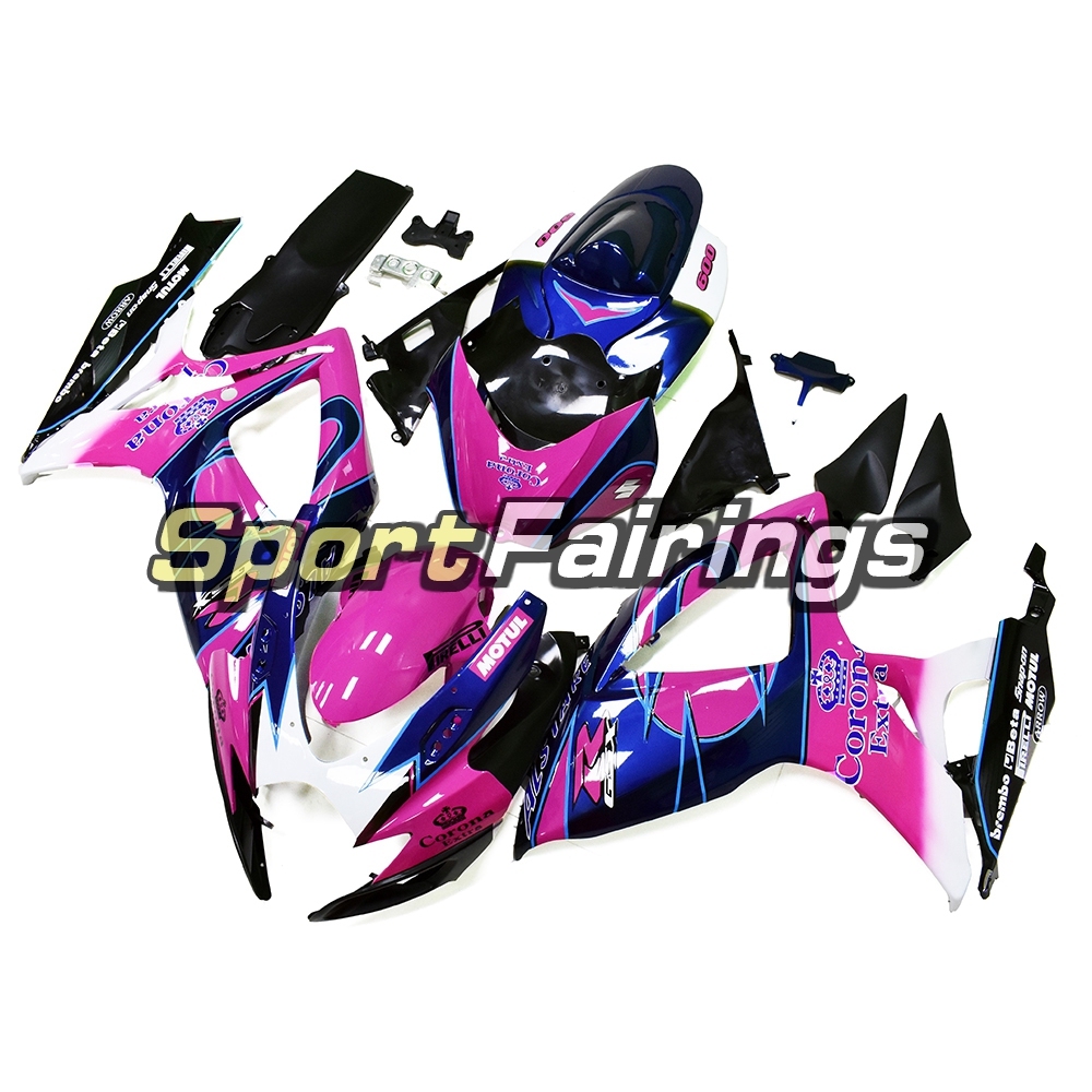 Fairing Kit Fit For Suzuki GSXR600 750 2006 - 2007 - Pink Blue