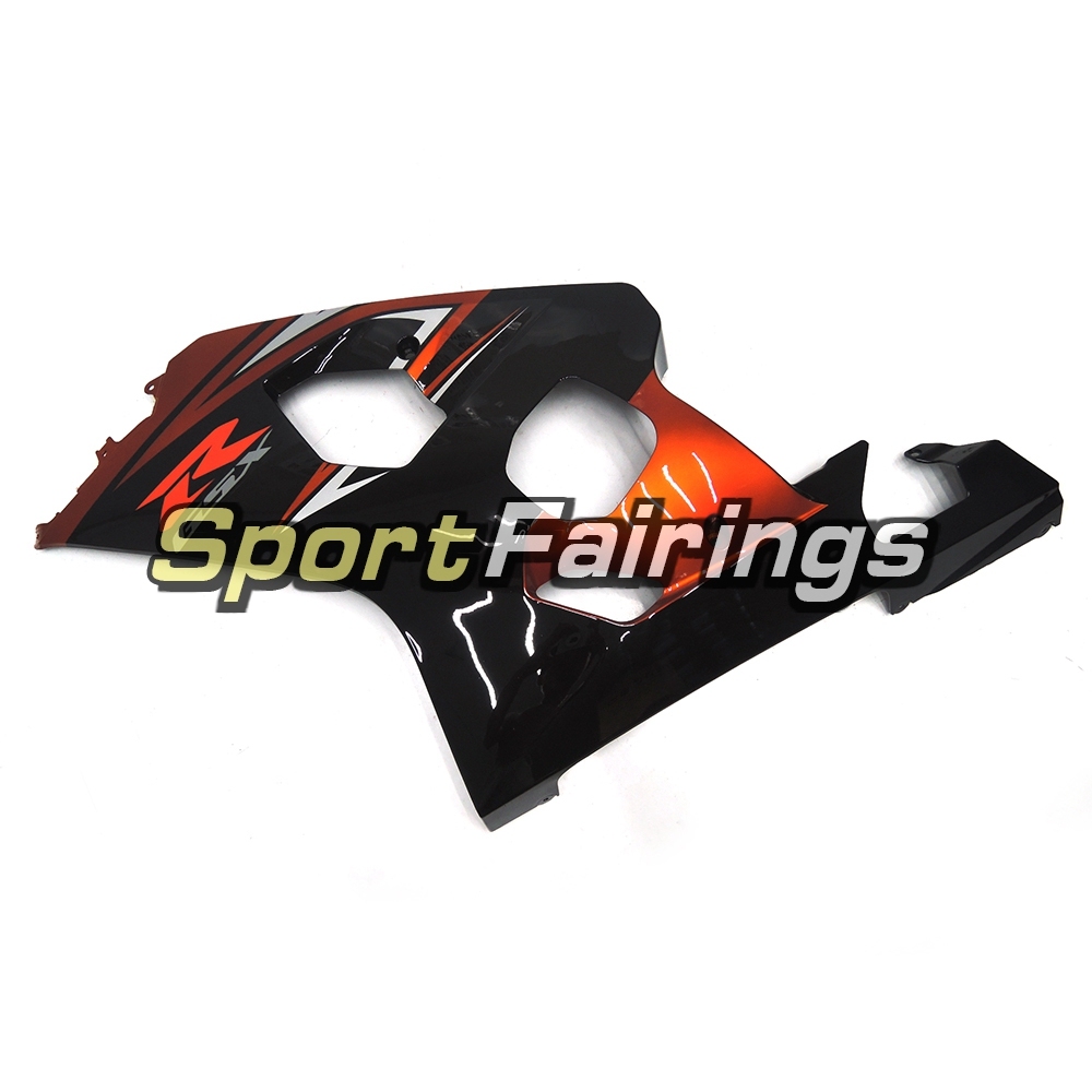 Fairing Kit Fit For Suzuki GSXR600 750 2004 - 2005 - Black Orange