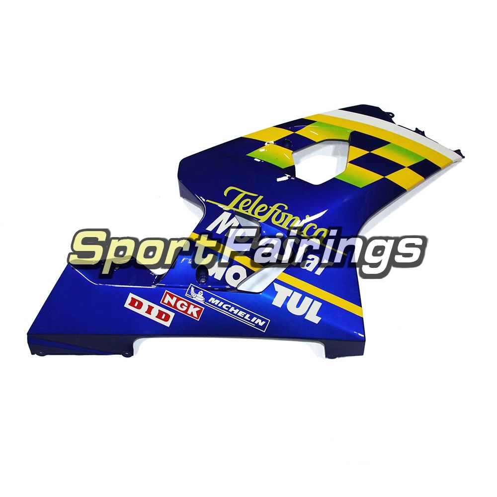 Fairing Kit Fit For Suzuki GSXR600 750 2004 - 2005 - Blue Yellow