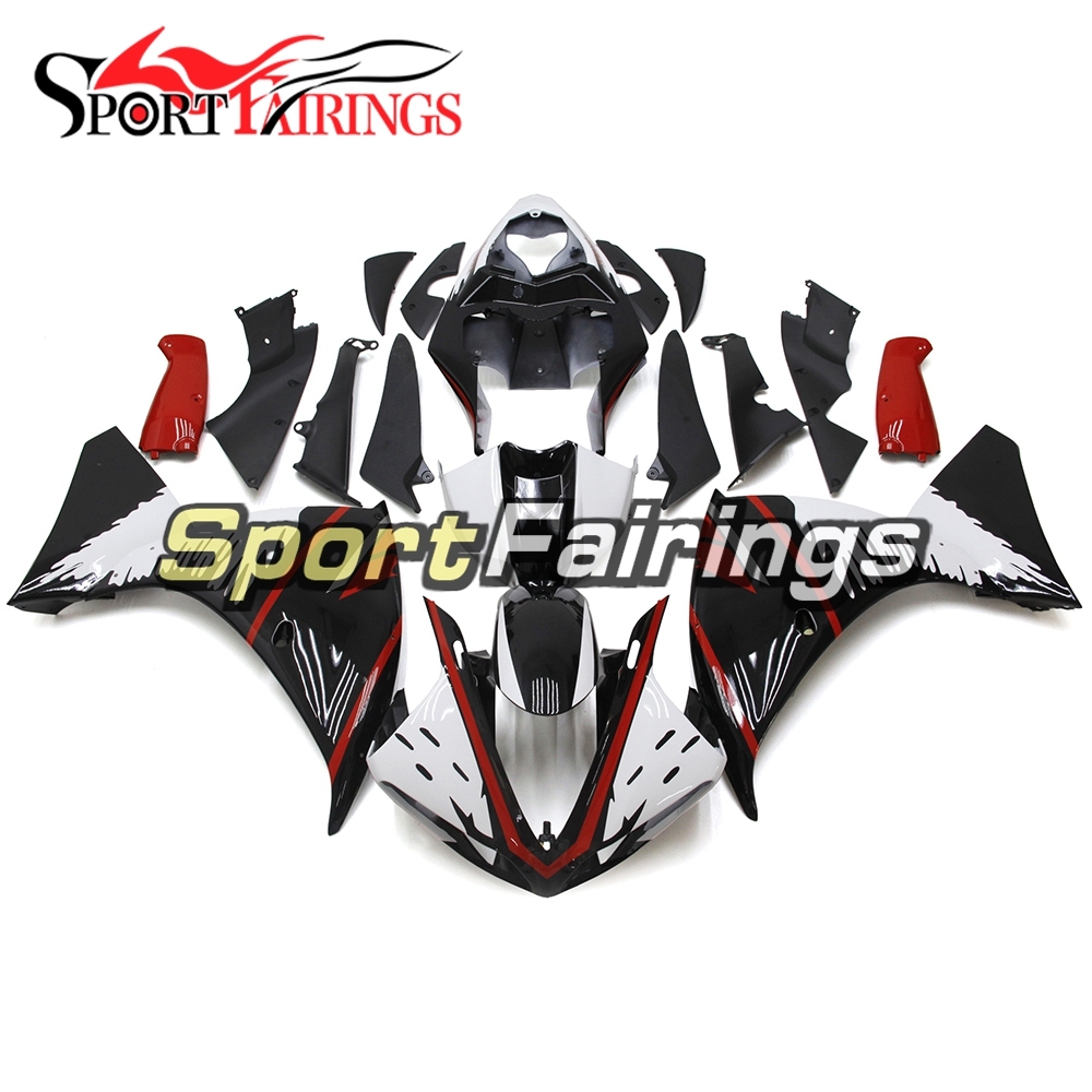 Fairing Kit Fit For Yamaha YZF R1 2009 - 2011 -White Red