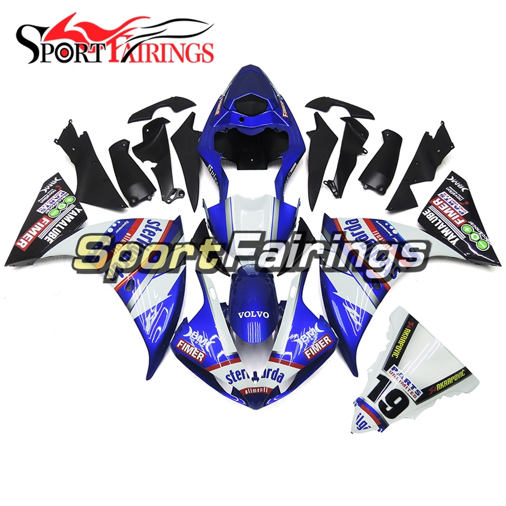 Fairing Kit Fit For Yamaha YZF R1 2009 - 2011 -Blue White