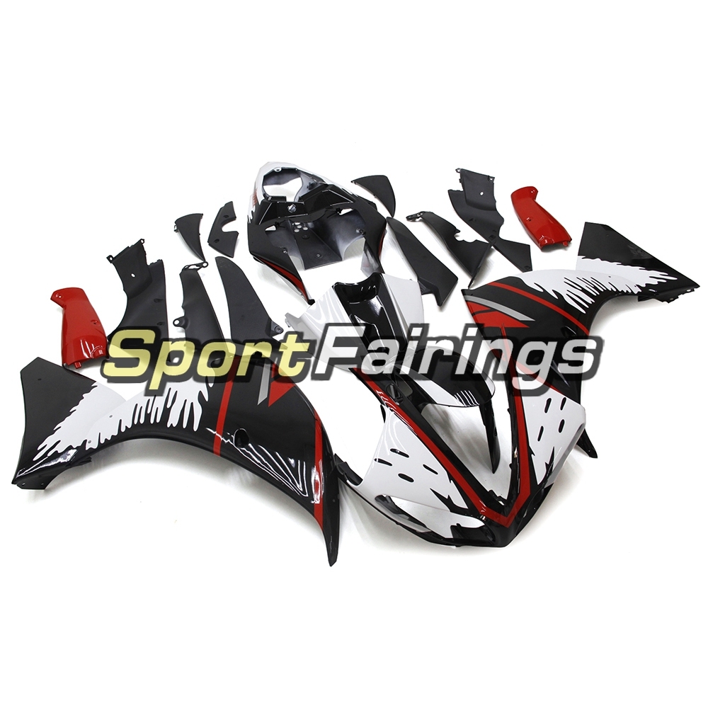 Fairing Kit Fit For Yamaha YZF R1 2009 - 2011 -White Red