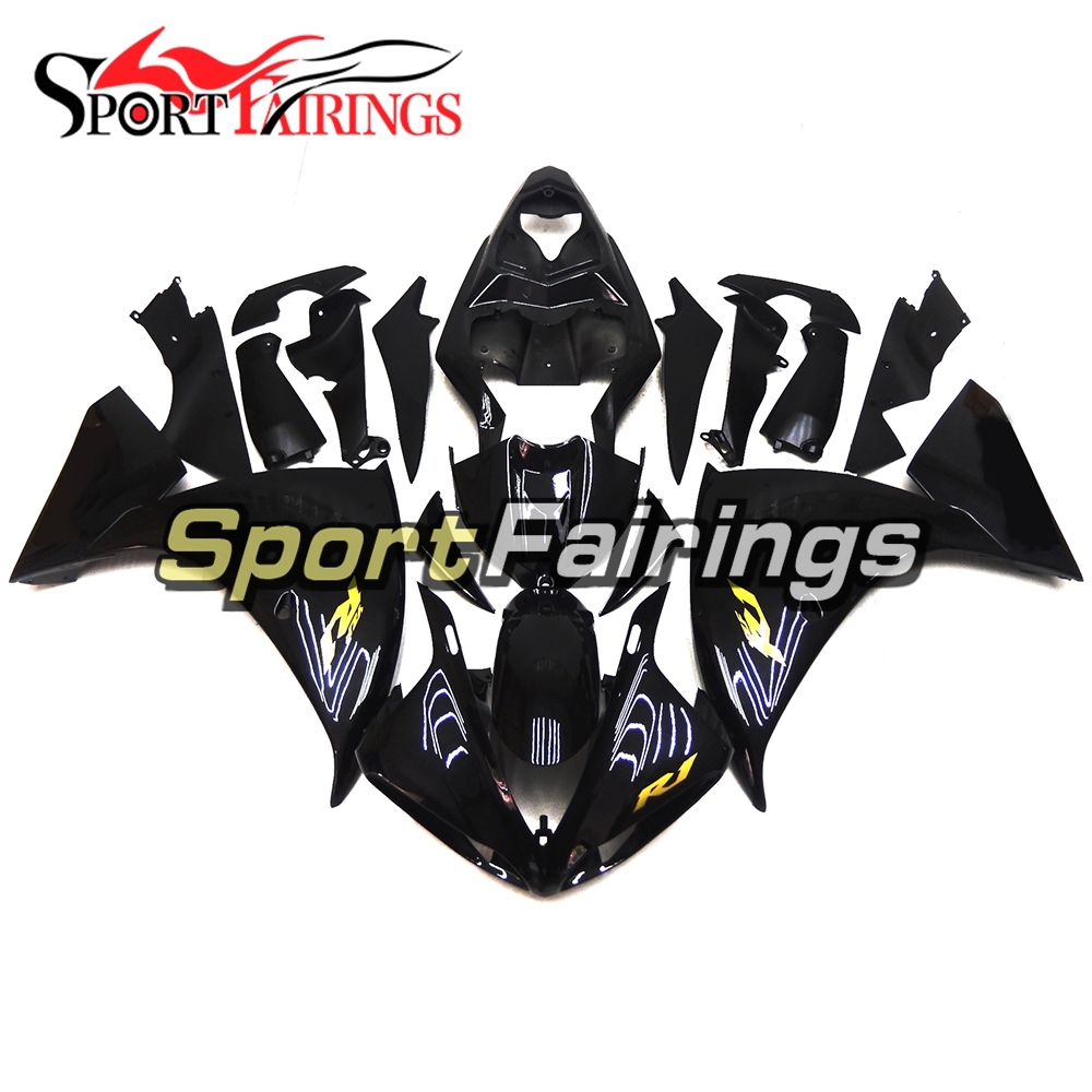 Fairing Kit Fit For Yamaha YZF R1 2009 - 2011 -Gloss Black