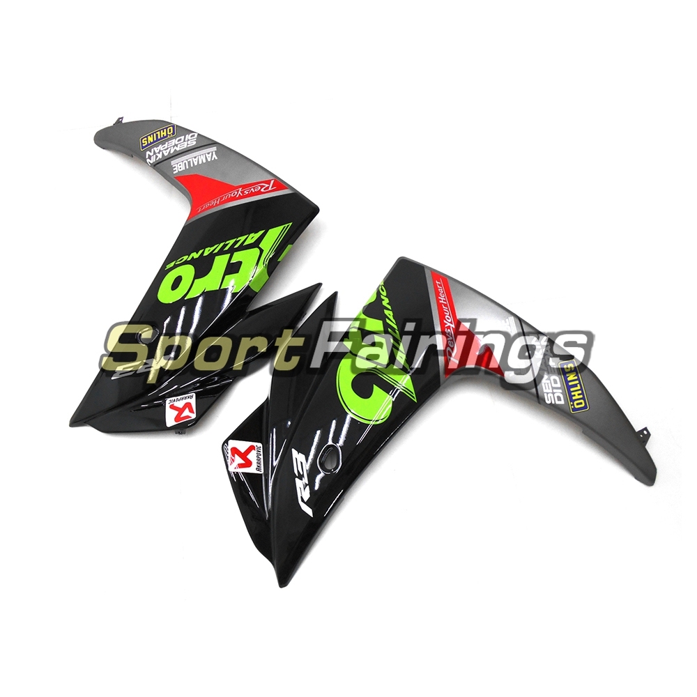 Fairing Kit Fit For Yamaha YZF R25 R3 2014 - 2018 - Silver Black