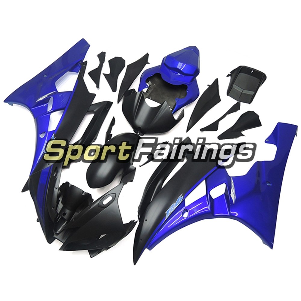 Fairing Kit Fit For Yamaha YZF R6 2006 2007 -  Blue Black