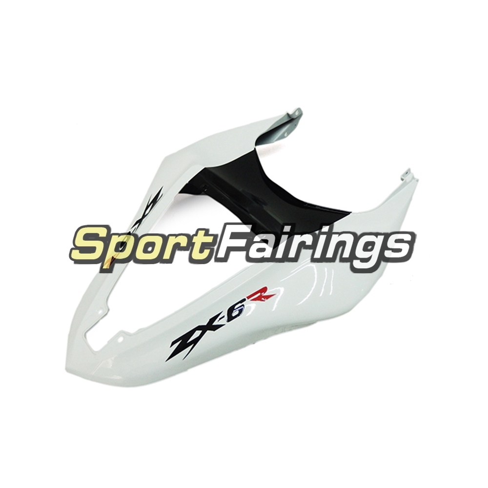 Fairing Kit Fit For Kawasaki ZX6R 2007 - 2008 - Black White