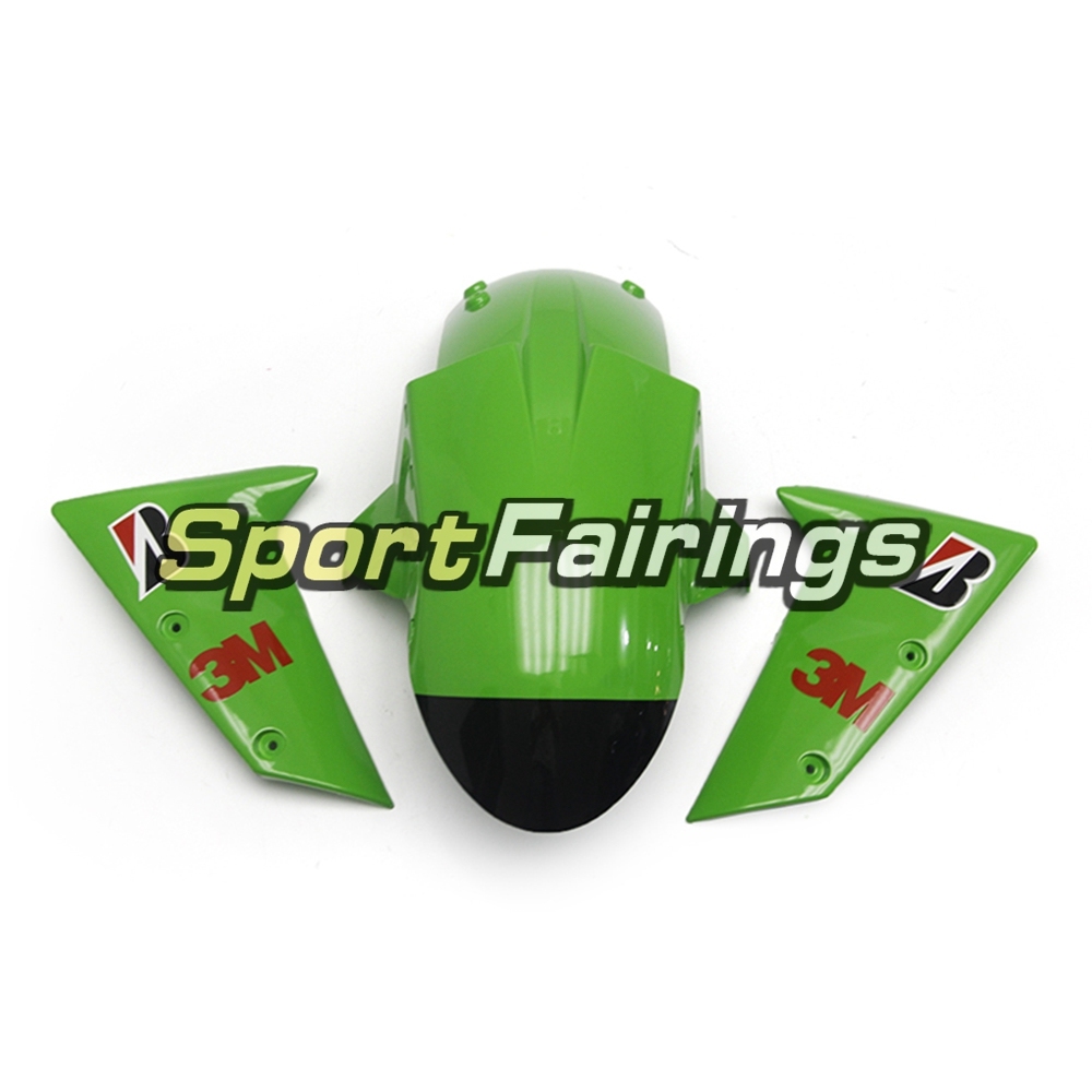 Fairing Kit Fit For Kawasaki ZX6R 2007 - 2008 -Green Black Energy