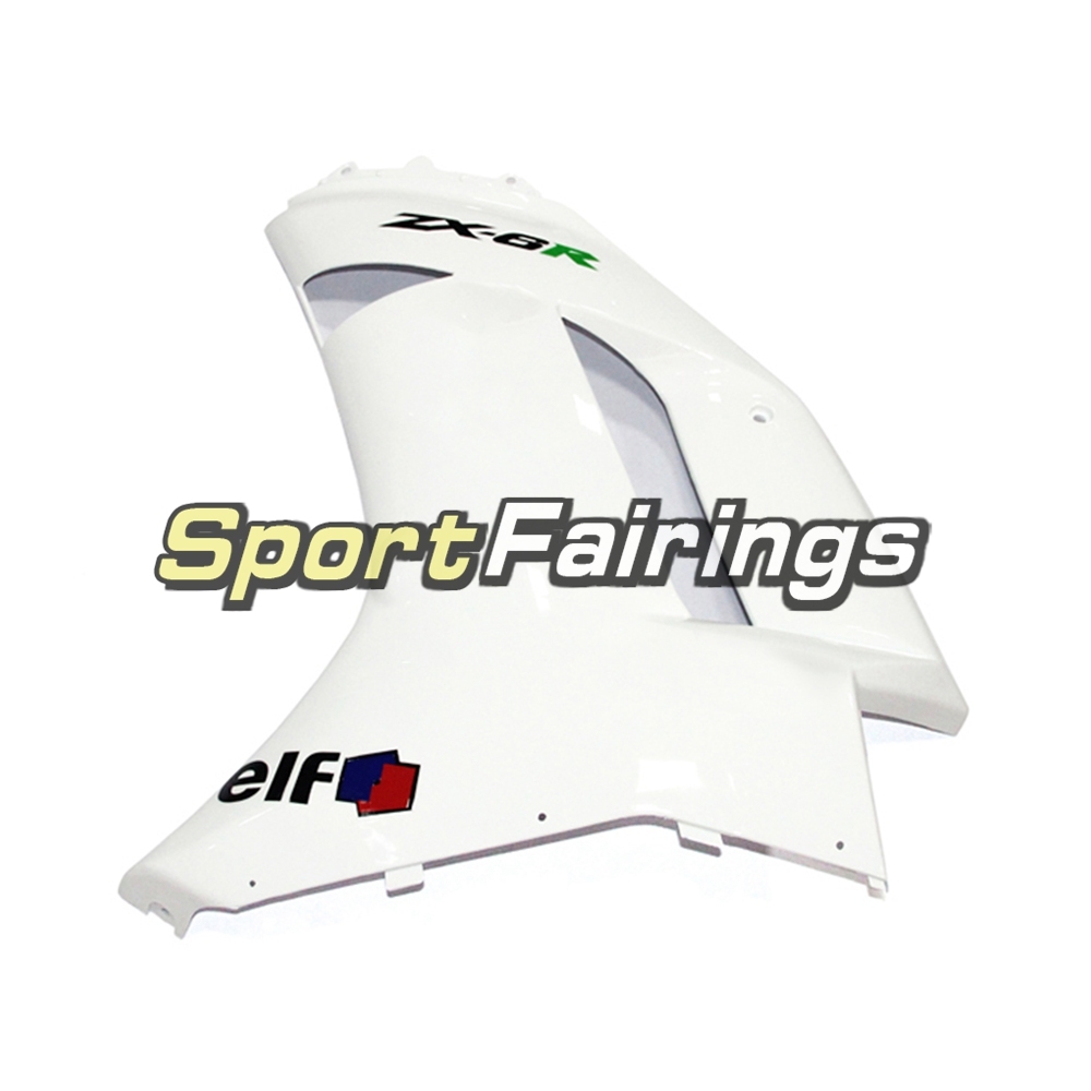 Fairing Kit Fit For Kawasaki ZX6R 2007 - 2008 -Pearl White