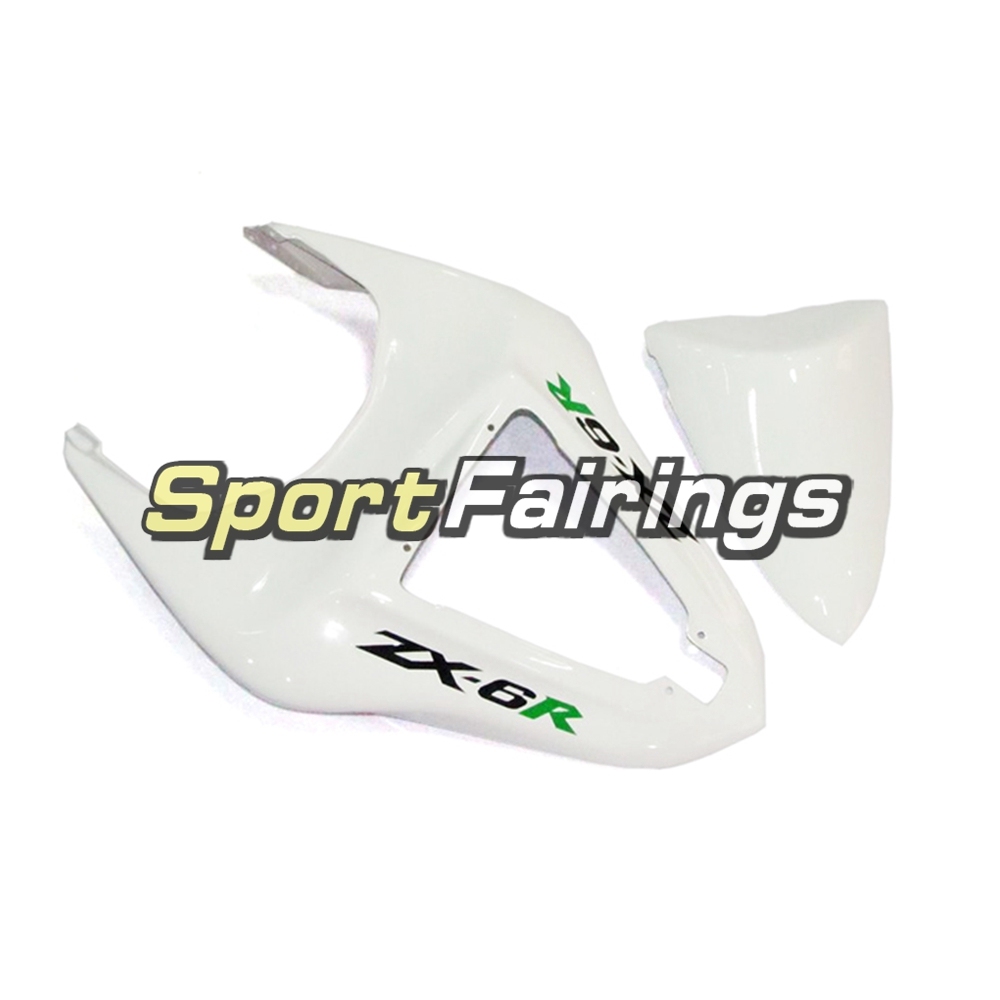 Fairing Kit Fit For Kawasaki ZX6R 2007 - 2008 - White Black