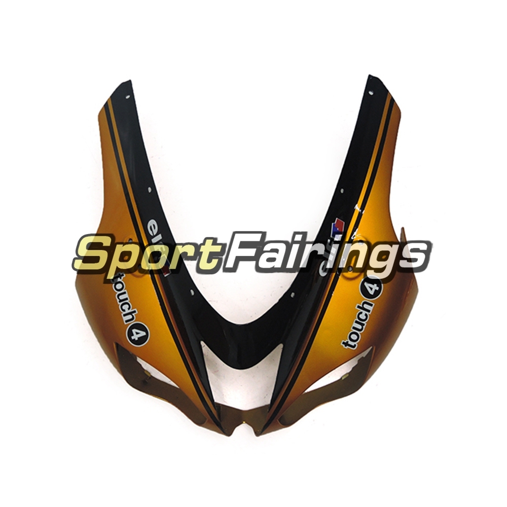 Fairing Kit Fit For Kawasaki ZX6R 2007 - 2008 -Gloss Gold Black