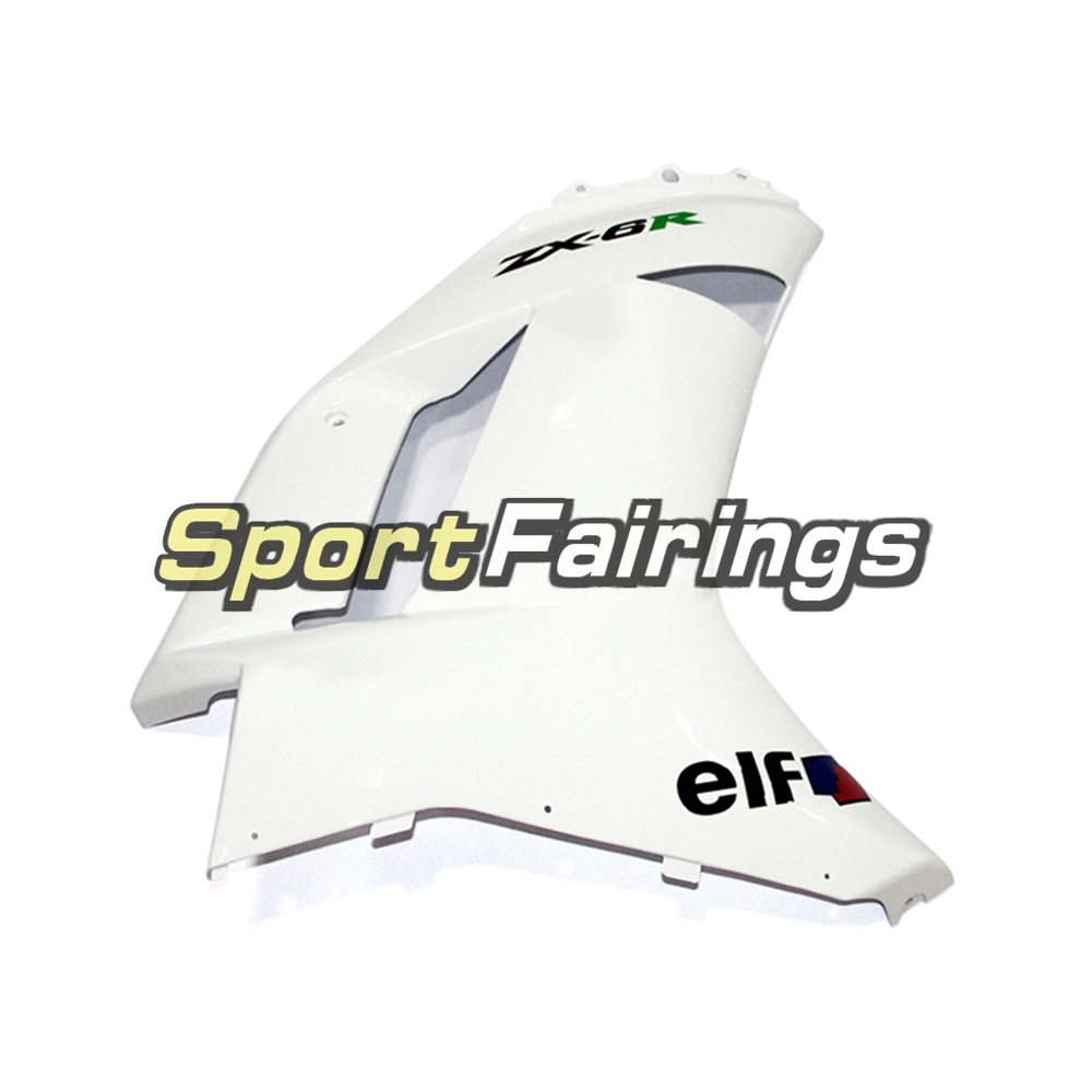 Fairing Kit Fit For Kawasaki ZX6R 2007 - 2008 -Pearl White