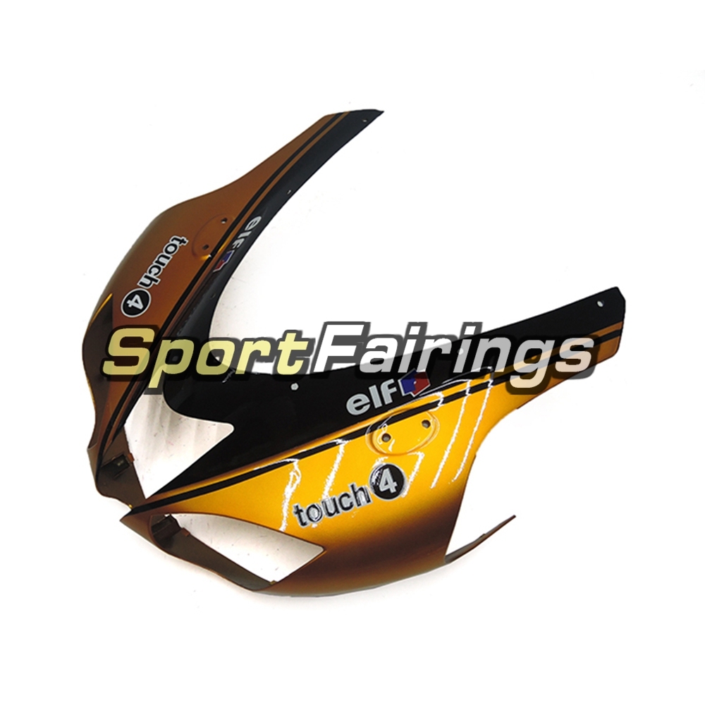 Fairing Kit Fit For Kawasaki ZX6R 2007 - 2008 -Gloss Gold Black