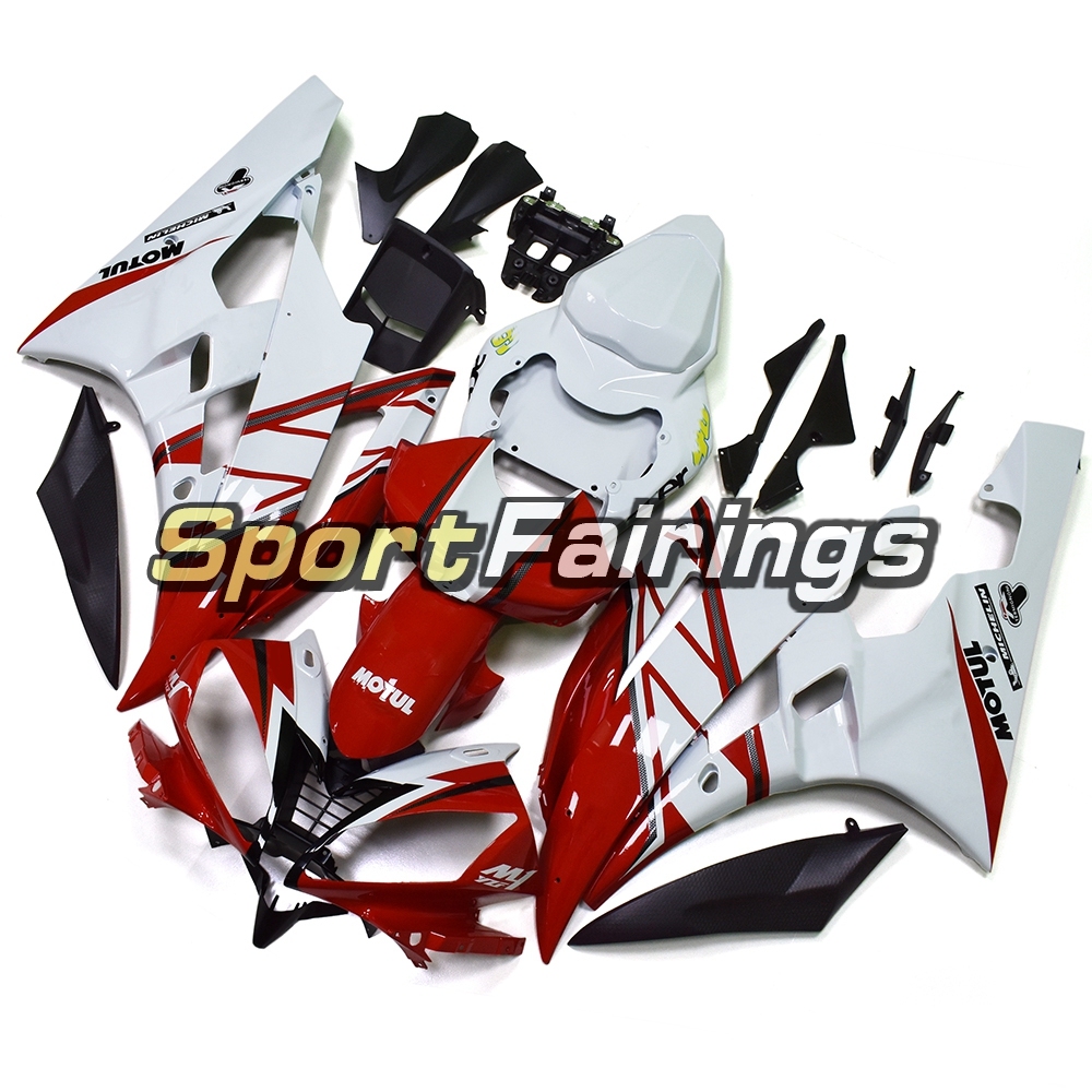 Fairing Kit Fit For Yamaha YZF R6 2006 2007 - Red White