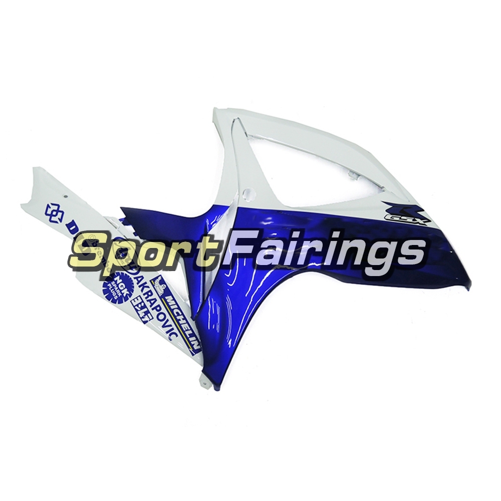Fairing Kit Fit For Suzuki GSXR600 750 2006 - 2007 - Gloss White Blue