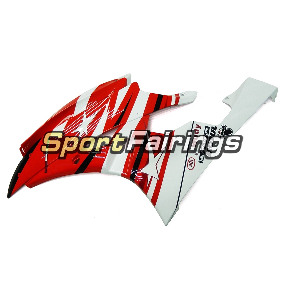 Fairing Kit Fit For Yamaha YZF R6 2006 2007 - Red White
