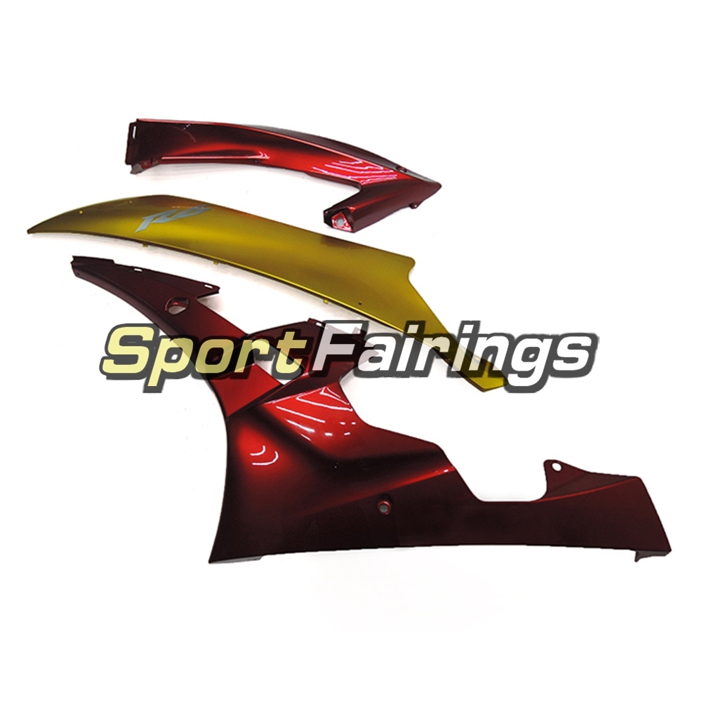 Fairing Kit Fit For Yamaha YZF R6 2006 2007 - Red Gold