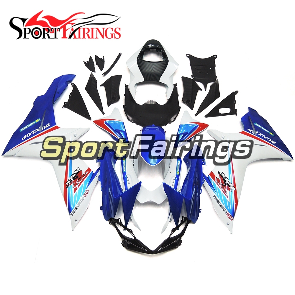 Fairing Kit Fit For Suzuki GSXR600 750 K11 2011 - 2016 - White Blue