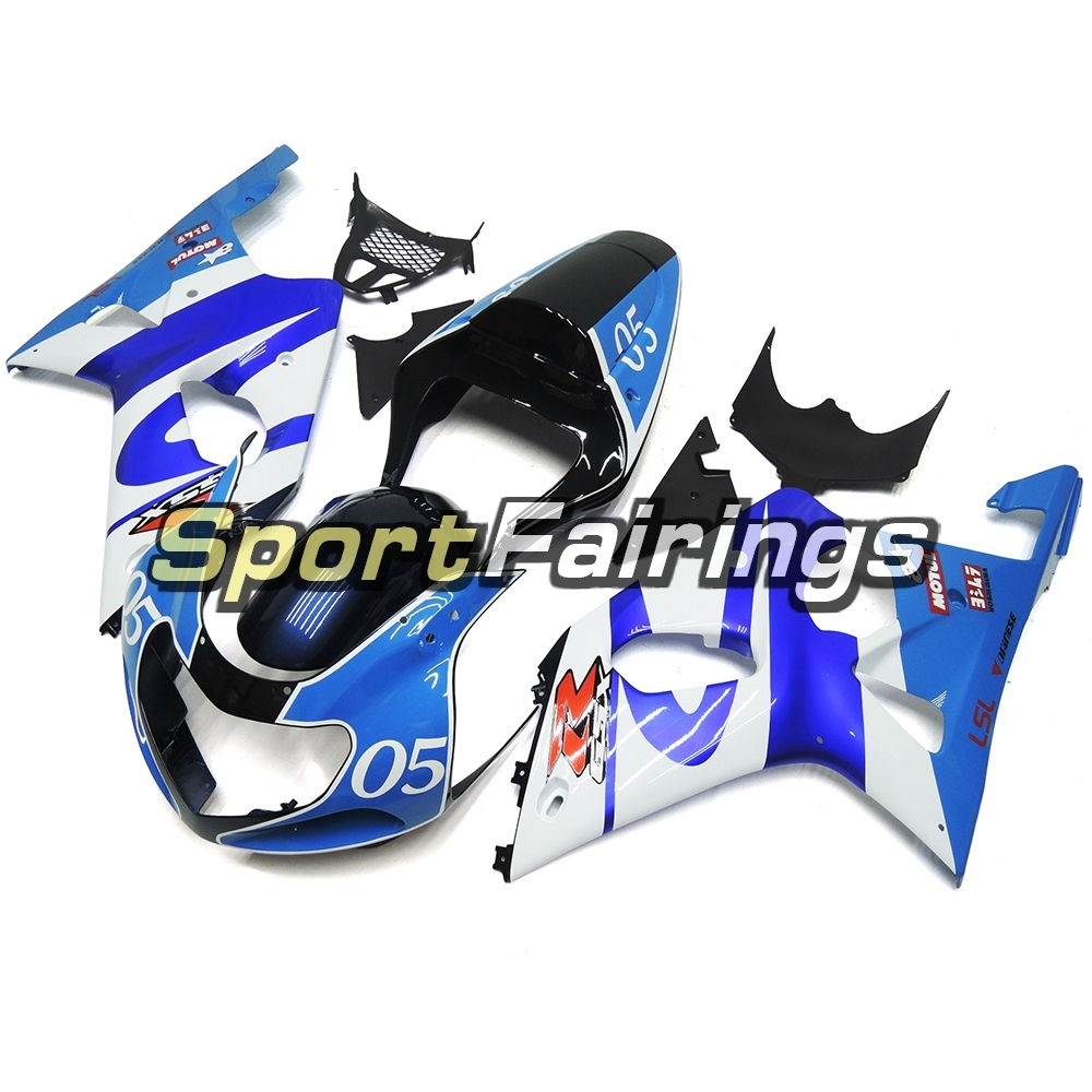 Fairing Kit Fit For Suzuki GSXR1000 K1/K2 2000 - 2002 - Gloss Blue White