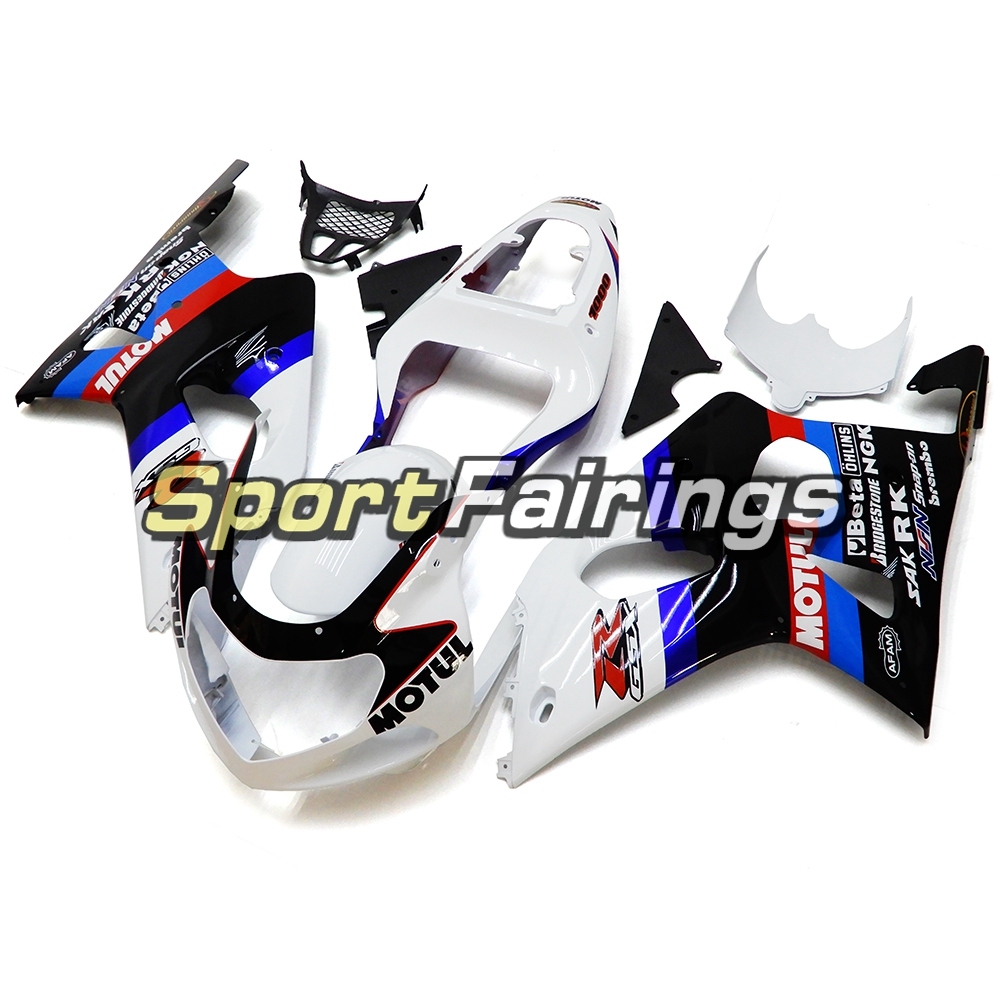 Fairing Kit Fit For Suzuki GSXR1000 K1/K2 2000 - 2002 - White Blue