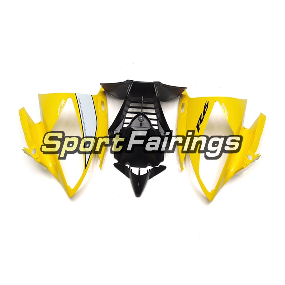 Fairing Kit Fit For Yamaha YZF R6 2006 2007 - Yellow White