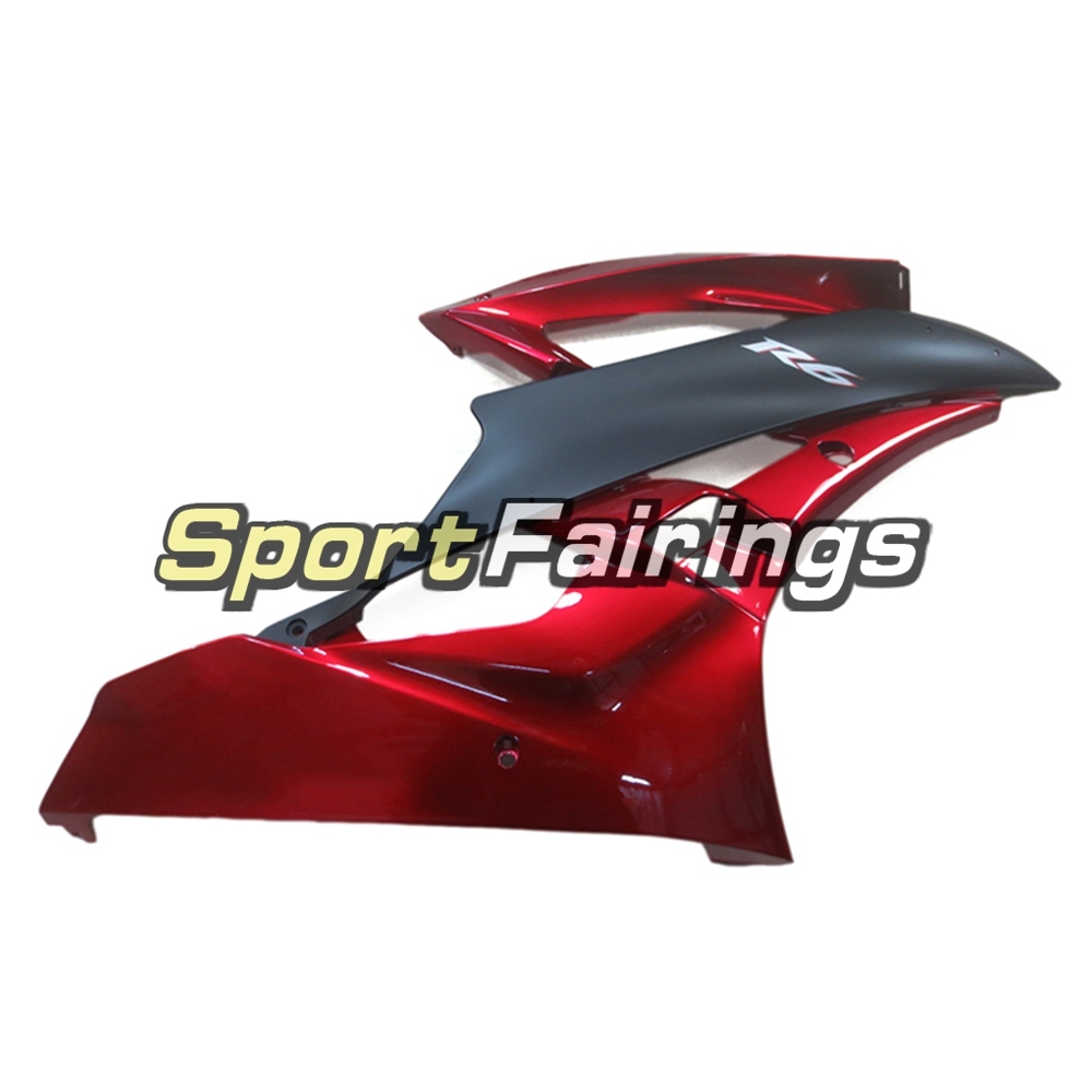 Fairing Kit Fit For Yamaha YZF R6 2006 2007 - Pearl Red Black