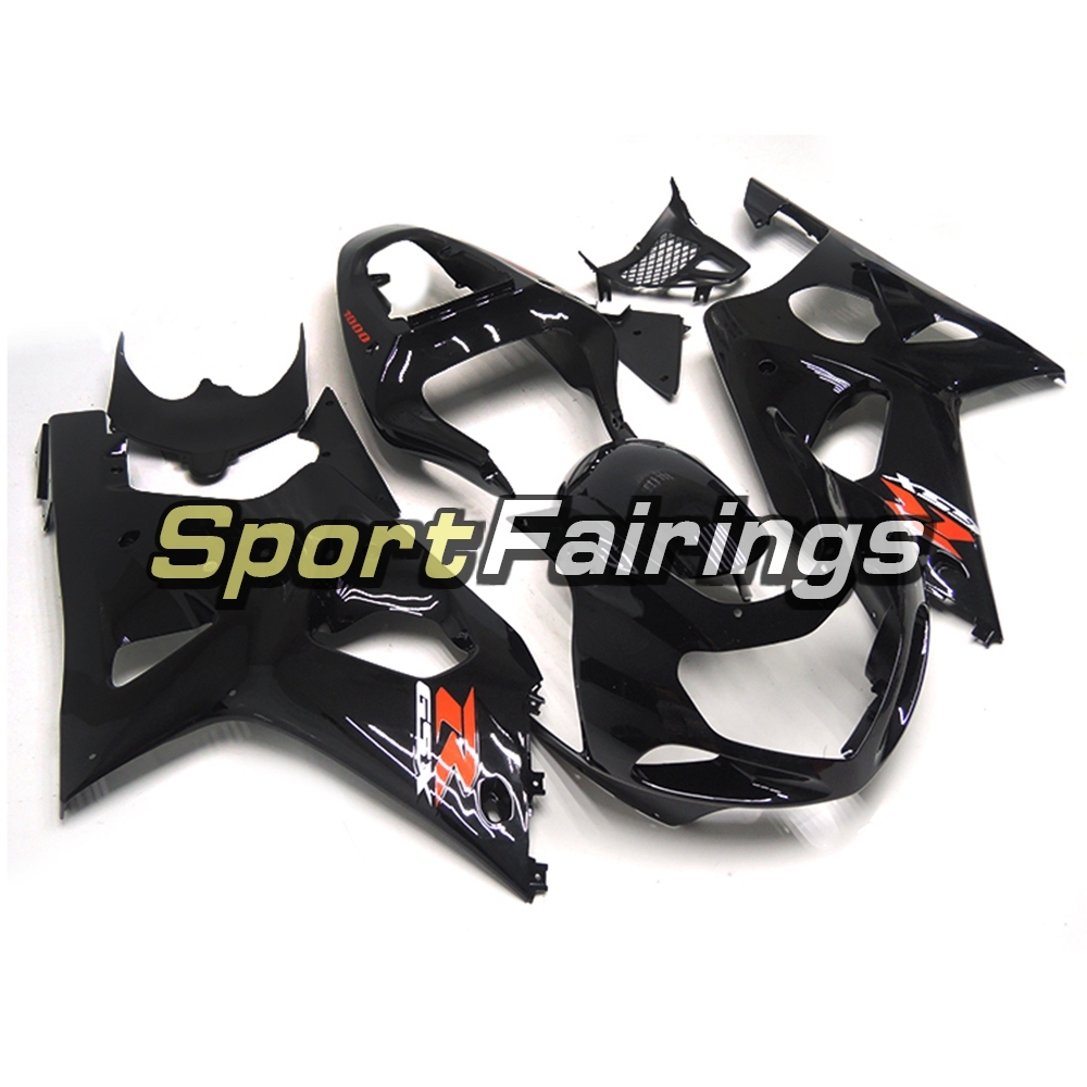Fairing Kit Fit For Suzuki GSXR1000 K1/K2 2000 - 2002 - Gloss Black