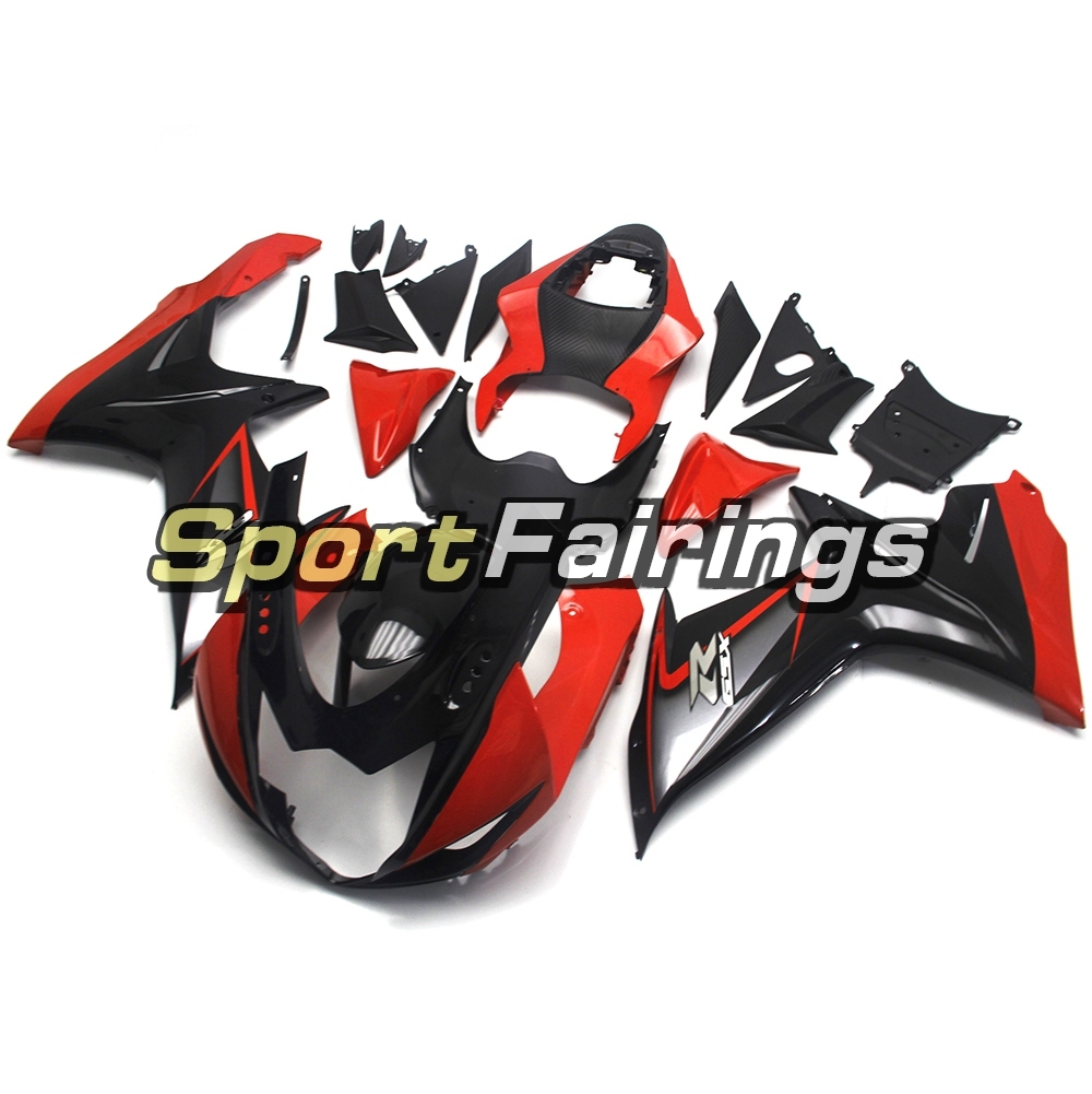 Fairing Kit Fit For Suzuki GSXR600 750 K11 2011 - 2016 - Red Black