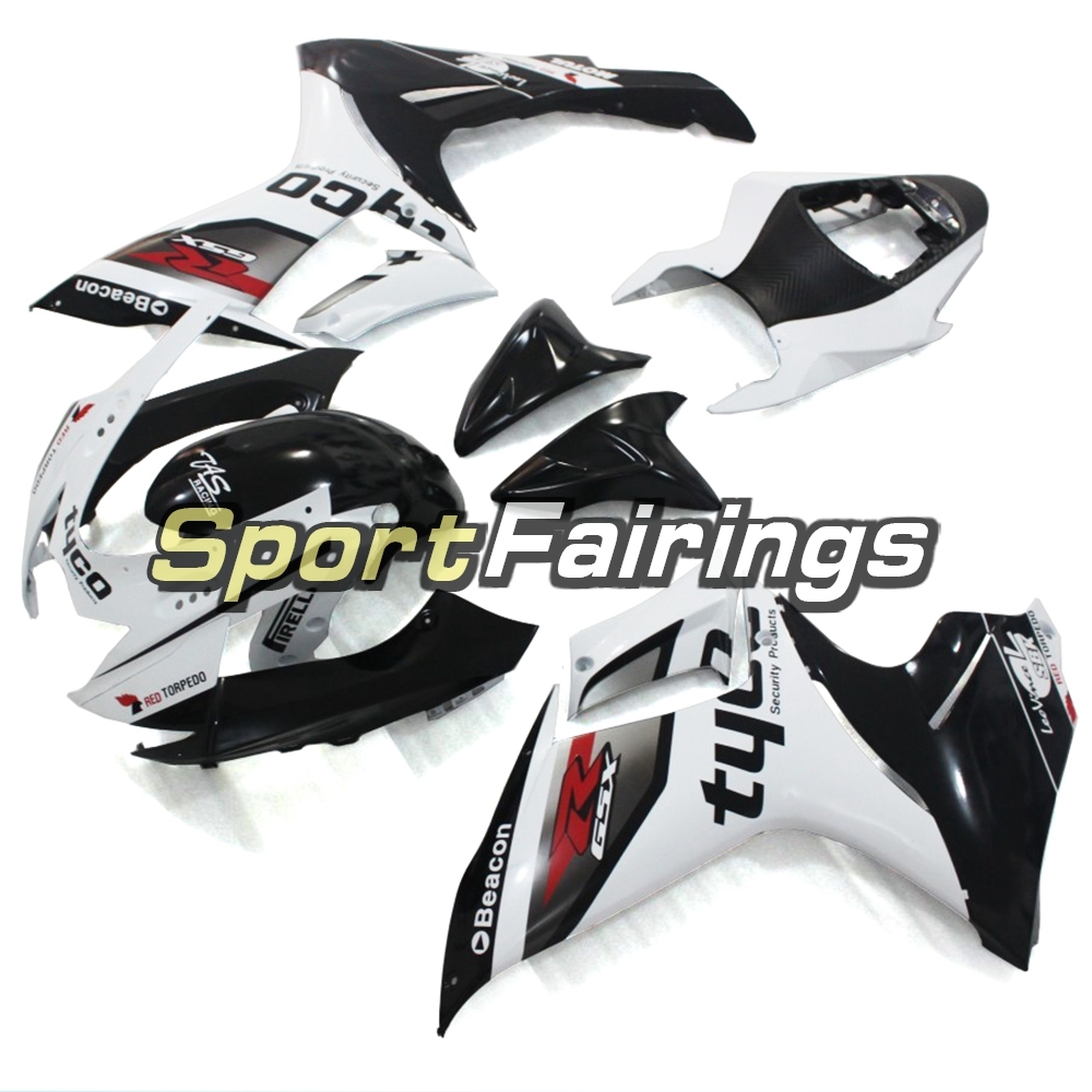 Fairing Kit Fit For Suzuki GSXR600 750 K11 2011 - 2016 - Black White