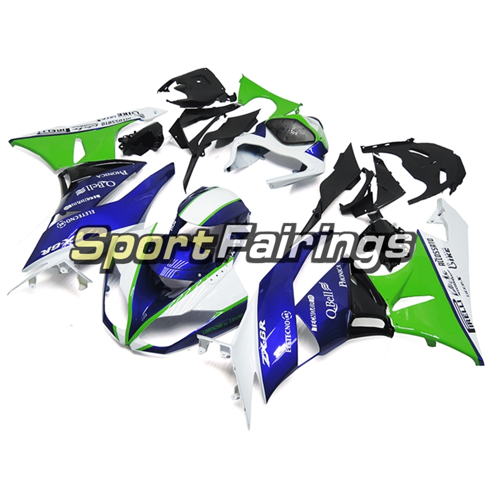 Fairing Kit Fit For Kawasaki ZX6R 2009 - 2010 - Bell Blue Green