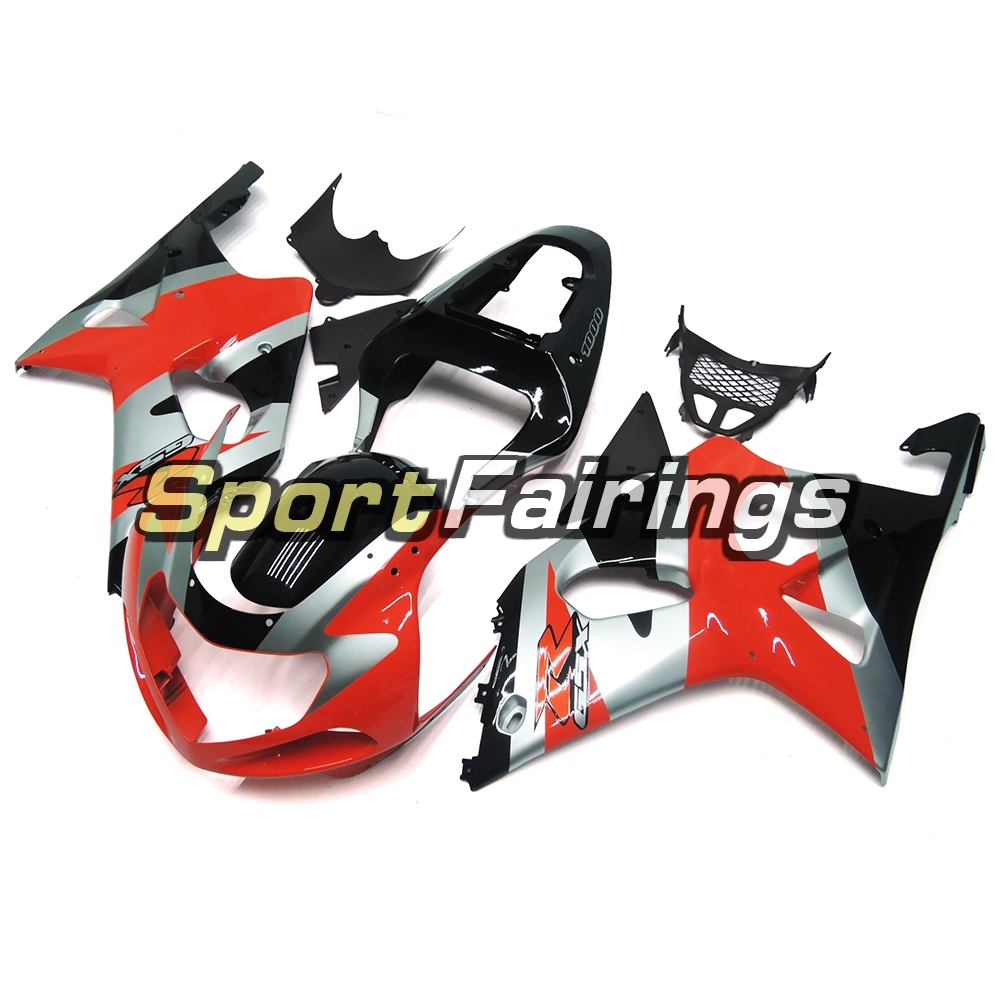 Fairing Kit Fit For Suzuki GSXR1000 K1/K2 2000 - 2002 - Red Black Grey