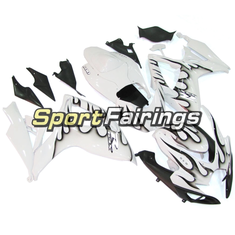 Fairing Kit Fit For Suzuki GSXR600 750 2006 - 2007 - White Black