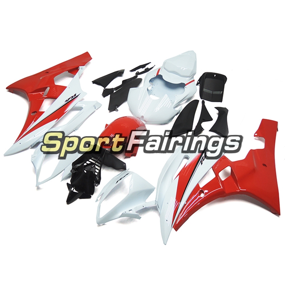 Fairing Kit Fit For Yamaha YZF R6 2006 2007 - White Red