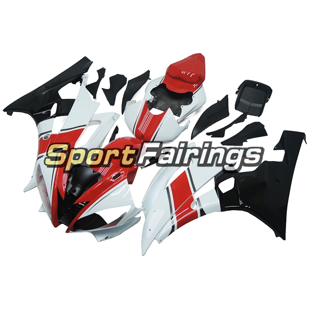 Fairing Kit Fit For Yamaha YZF R6 2006 2007 - White Red